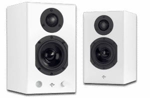 Totem Acoustic Kin Play Mini Powered Bookshelf Speakers Colour Satin White (Version 2)