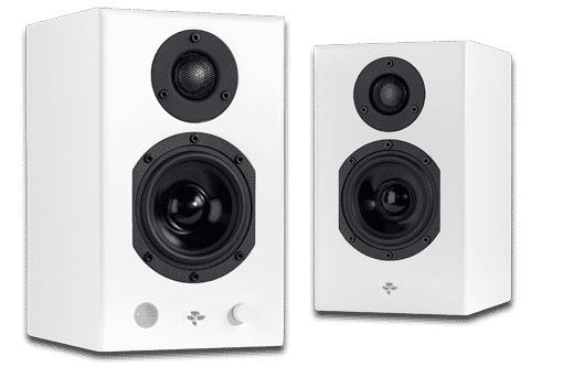 Totem Acoustic Kin Play Mini Powered Bookshelf Speakers Colour Satin White (Version 2)