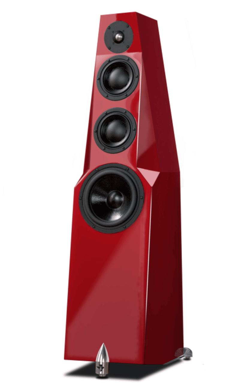 Totem Acoustic Wind Design Fire Haut-parleurs Rouges Fabriqués Au Canada (Paire)