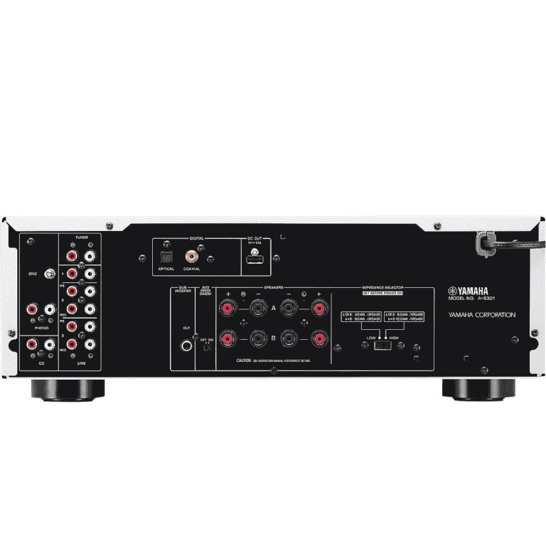 Yamaha AS301 Stereo Integrated Amplifier Black (A-S301)