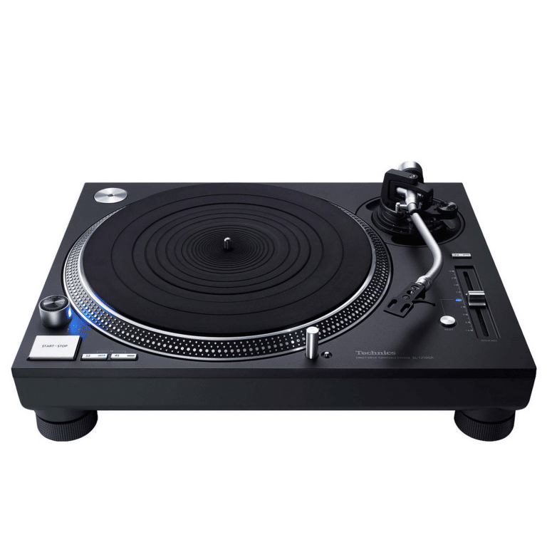 Technics Table Tournante à Entraînement Direct Noire Fabriquée Au Japon (SL-1210GR)