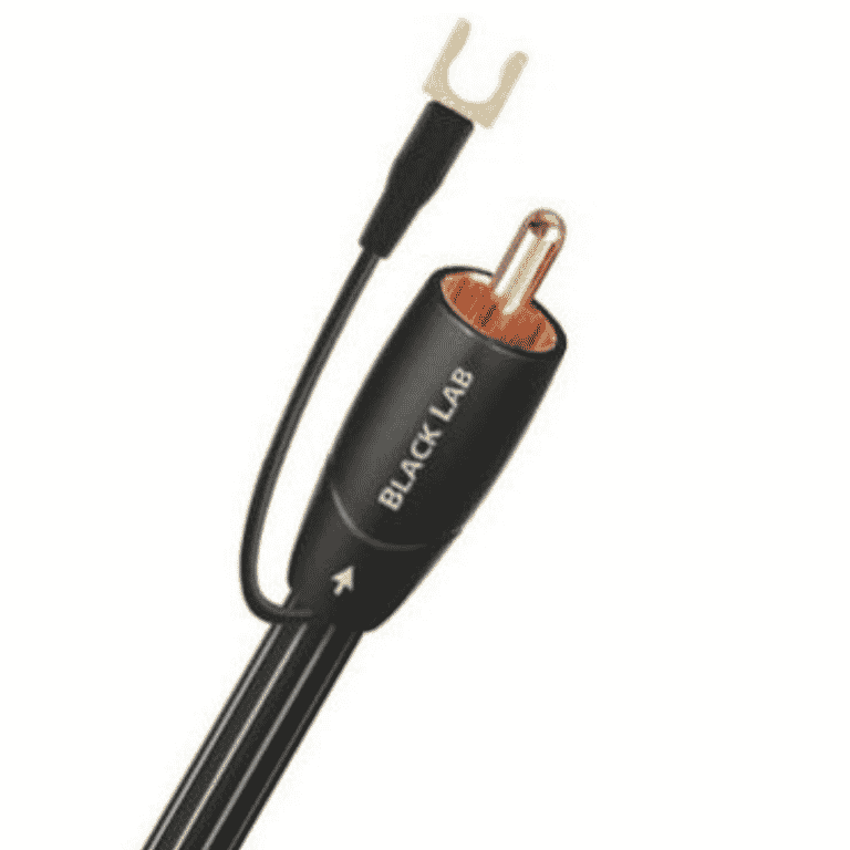 AudioQuest Subwoofer Cable RCA Male to RCA Male / 2 Meters (Black Lab)