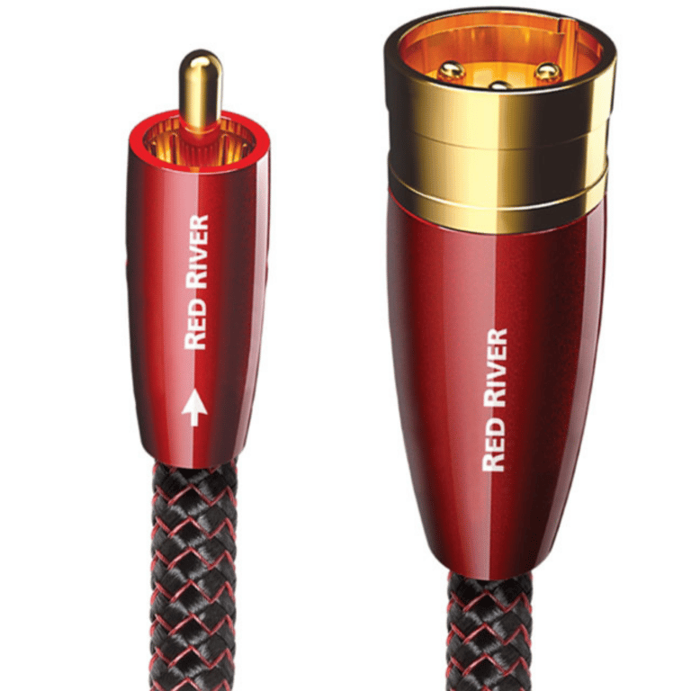 AudioQuest Câble 2 Mètres XLR Mâle vers XLR Femelle (Red River)