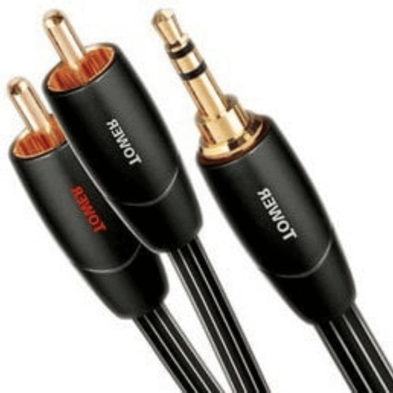 AudioQuest 3.5mm Câble Mâle vers RCA Mâle / 2 Mètres (Tower)