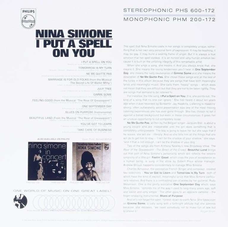 Simone, Nina - I Put A Spell On You (LP)