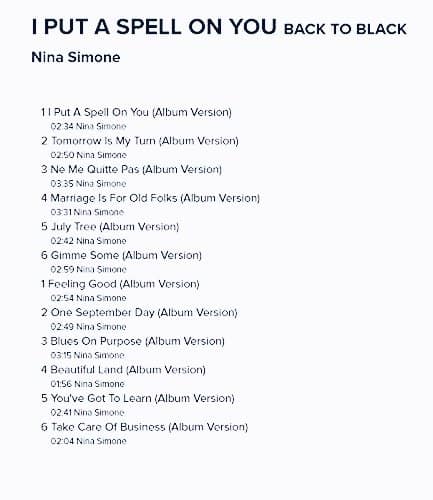 Simone, Nina - I Put A Spell On You (LP)