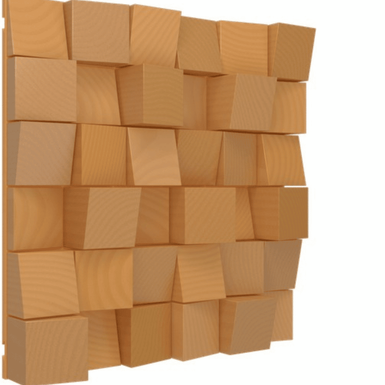 Vicoustic Multifuser Wood MKII Panneau de Diffusion en Bois Naturel (Ensemble de 36)