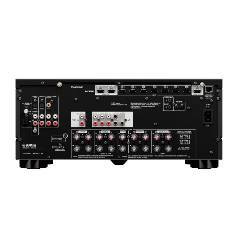 Yamaha RX-A6A Black 9.2 Channel AV Receiver with MusicCast