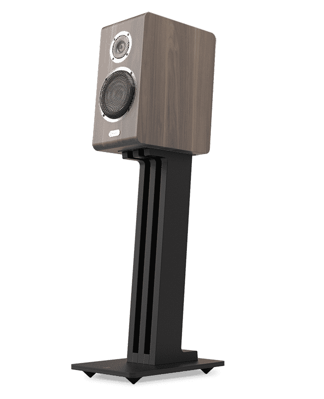 Marten Série Oscar Premium Loudspeakers Haut-parleurs Étagères Sur Pieds Couleur Noyer Mat (Duo)