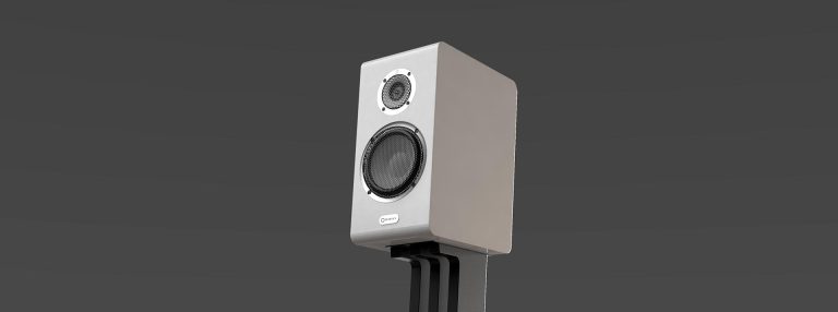 Marten Série Oscar Premium Loudspeakers Haut-parleurs Étagères Sur Pieds Couleur Piano Blanc (Duo)