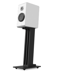 Marten Série Oscar Premium Loudspeakers Haut-parleurs Étagères Sur Pieds Couleur Piano Blanc (Duo)