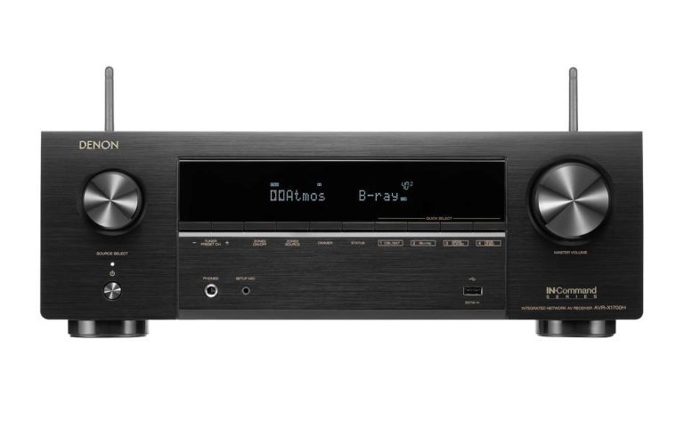 Denon Ultra HD Dolby Vision Amplificateur 4K, 8K et Cinéma Maison boîte ouverte (AVR-X1700H)