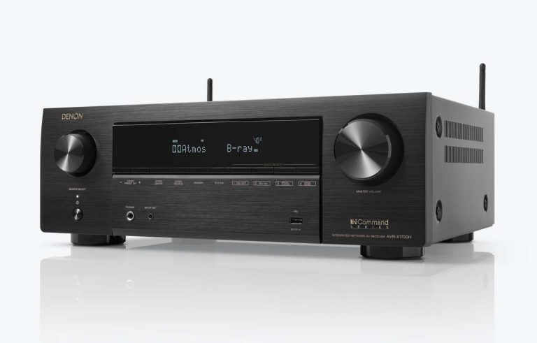 Denon Ultra HD Dolby Vision Amplificateur 4K, 8K et Cinéma Maison boîte ouverte (AVR-X1700H)