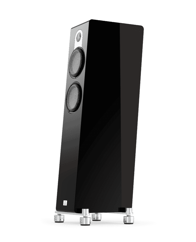 Marten Série Parker Premium Loudspeakers Haut-Parleurs Colonnes / Tours Couleur Piano Noir (Trio)