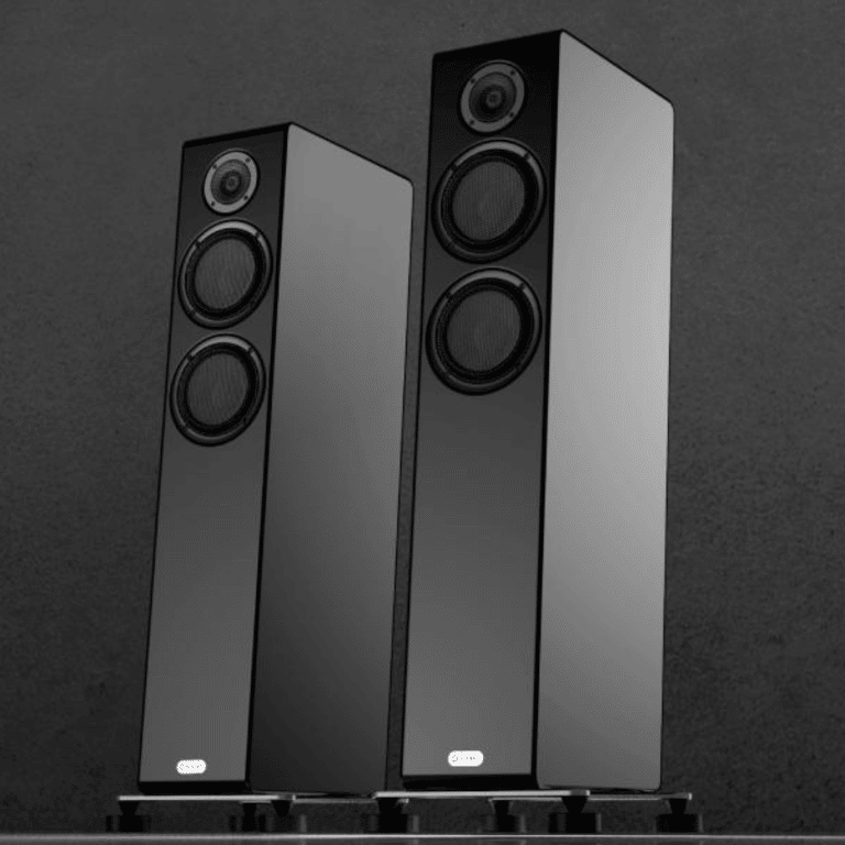 Marten Série Oscar Premium Loudspeakers Haut-Parleurs Colonnes / Tours Couleur Piano Noir (Trio)