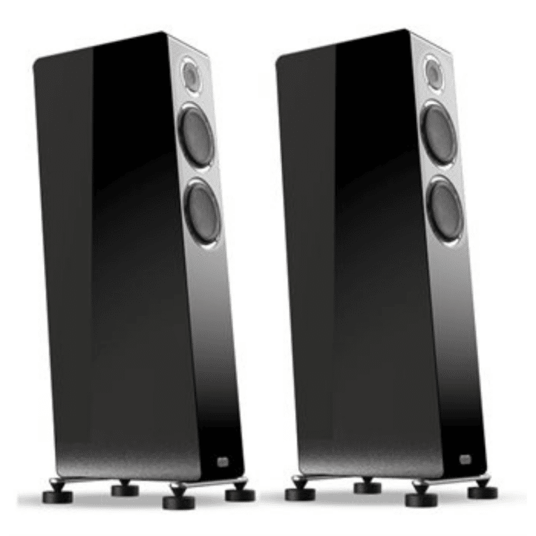 Marten Série Oscar Premium Loudspeakers Haut-Parleurs Colonnes / Tours Couleur Piano Noir (Trio)