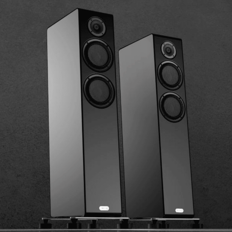 Marten Série Oscar Premium Loudspeakers Haut-Parleurs Colonnes / Tours Couleur Piano Noir (Trio)