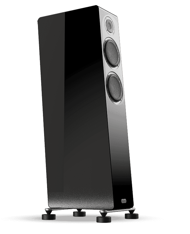 Marten Série Oscar Premium Loudspeakers Haut-Parleurs Colonnes / Tours Couleur Piano Noir (Trio)