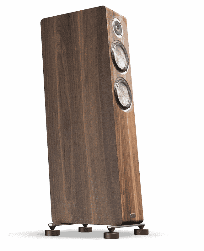 Marten Série Oscar Premium Loudspeakers Haut-Parleurs Colonnes / Tours Couleur Noyer Mat (Trio)