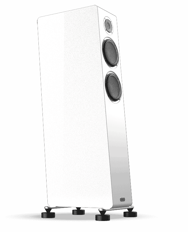 Marten Série Oscar Premium Loudspeakers Haut-Parleurs Colonnes / Tours Couleur Piano Blanc (Trio)