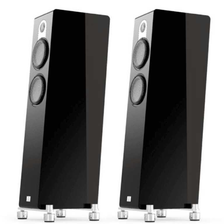 Marten Série Parker Premium Loudspeakers Haut-Parleurs Colonnes / Tours Couleur Piano Noir (Trio)