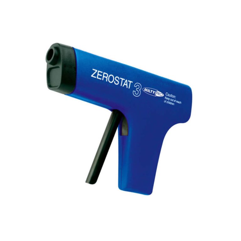 MILTY Zerostat 3 Pistolet Antistatique Couleur Bleue