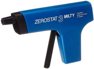 MILTY Zerostat 3 Pistolet Antistatique Couleur Bleue