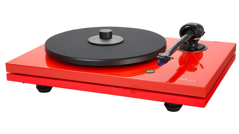 Music Hall MMF 5.3le Platine Vinyle avec Cartouche Ortofon 2M Bleue Prémontée Rouge