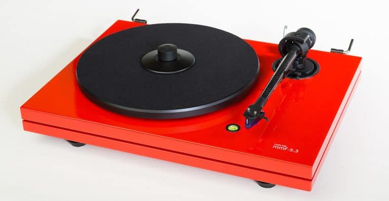Music Hall MMF 5.3le Platine Vinyle avec Cartouche Ortofon 2M Bleue Prémontée Rouge