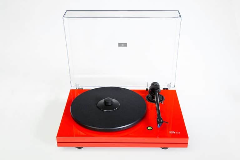 Music Hall MMF 5.3le Platine Vinyle avec Cartouche Ortofon 2M Bleue Prémontée Rouge