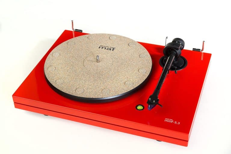Music Hall MMF 5.3le Platine Vinyle avec Cartouche Ortofon 2M Bleue Prémontée Rouge