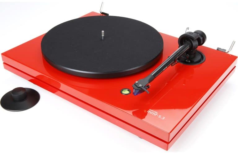 Music Hall MMF 5.3le Platine Vinyle avec Cartouche Ortofon 2M Bleue Prémontée Rouge