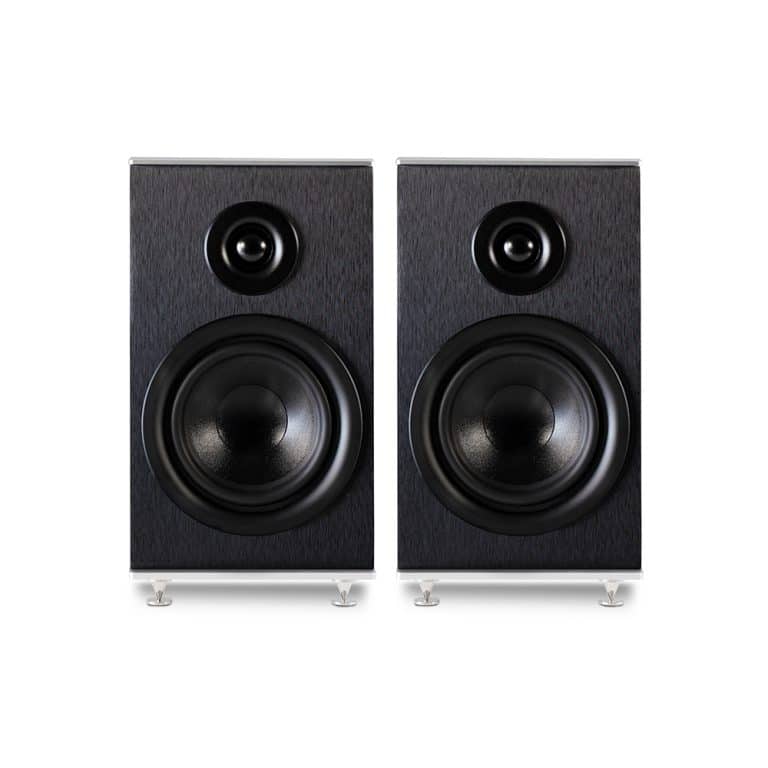 T+A Caruso R10: Bookshelf Speakers (Black and Silver) (Pair)