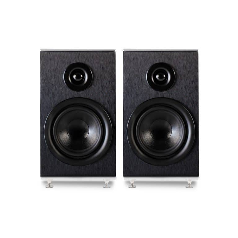 T+A Caruso R10: Bookshelf Speakers (Black and Silver Pair)