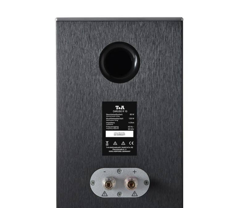 T+A Caruso R10: Bookshelf Speakers (Black and Silver Pair)