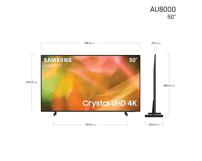 Samsung 55 po LED 4K Ultra HD Téléviseur Intelligent (UN55AU8000F)