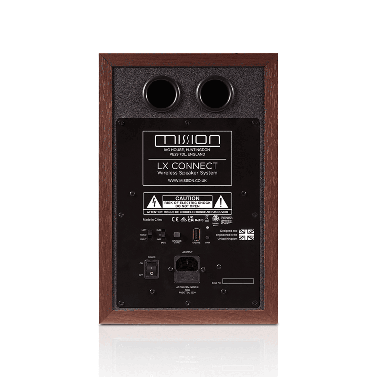 Mission LX Connect Compact Wireless All-In-One Hi-Fi Speaker System Walnut