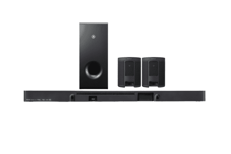 Yamaha MusicCast BAR 400 Sound Bar with Wireless Subwoofer and MusicCast 20 Wireless Speaker Bundle