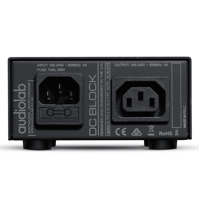 Audiolab DC Block Dual-Purpose Voltage Filter Black