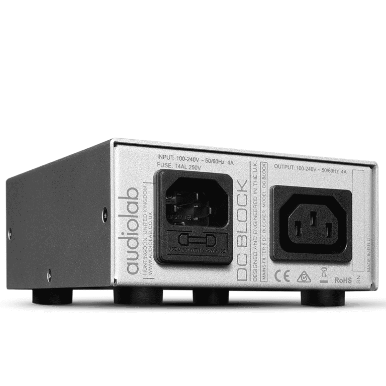 Audiolab DC Block Filtre de Tension à Double Usage Argent