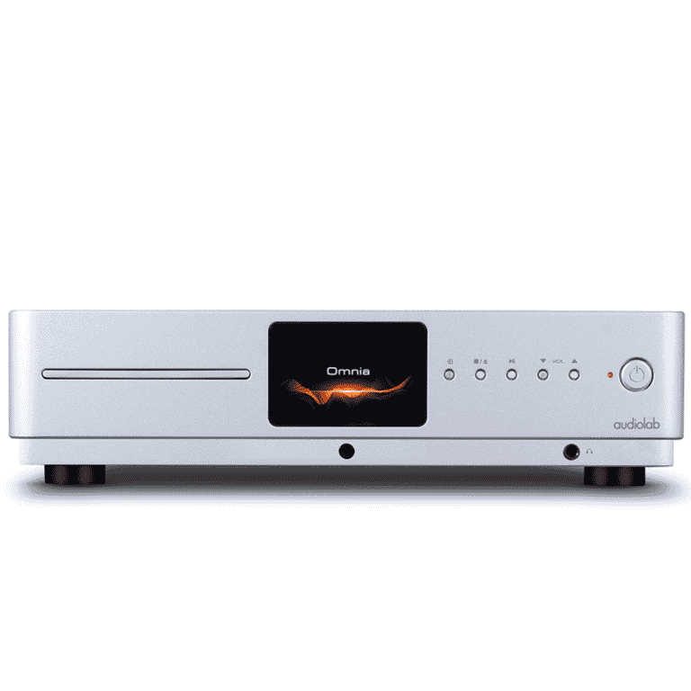 Audiolab Omnia Streaming Integrated Amplifier and CD Player Silver