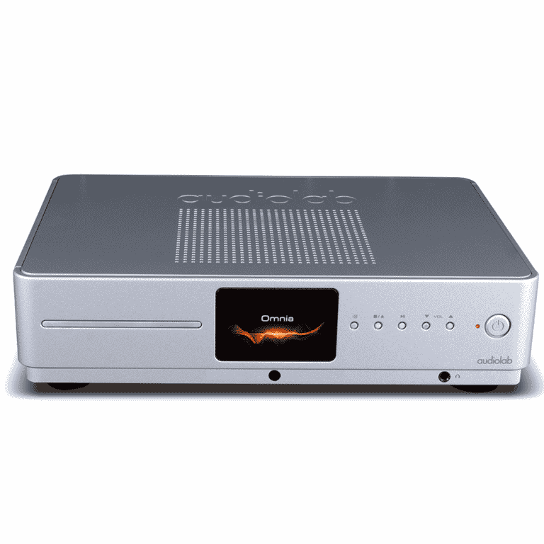 Audiolab Omnia Streaming Integrated Amplifier and CD Player Silver