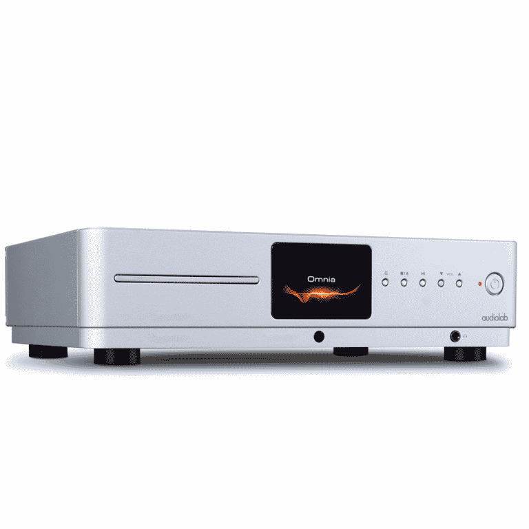 Audiolab Omnia Streaming Integrated Amplifier and CD Player Silver