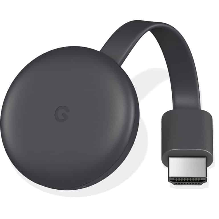 Google Chromecast 3e Génération - Périphérique de Diffusion 4K Charbon