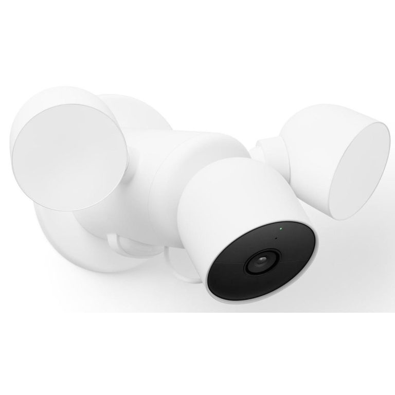 Google Nest Cam With Floodlight - Wired Smart Home Security Camera