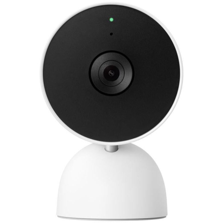 Google Nest Cam Intérieure - Caméra de Sécurité Domestique Filaire Intelligente
