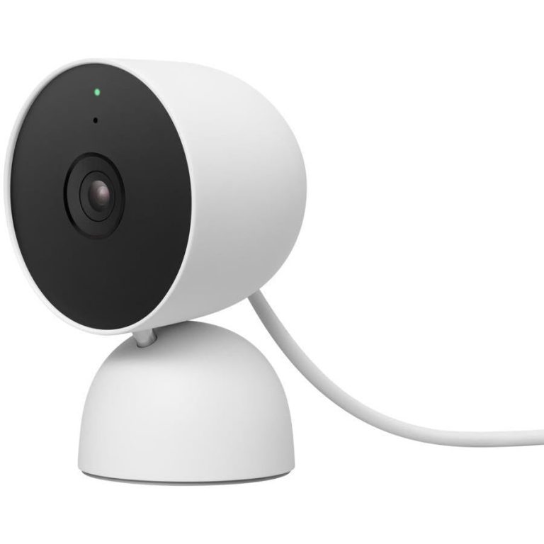 Google Nest Cam Intérieure - Caméra de Sécurité Domestique Filaire Intelligente