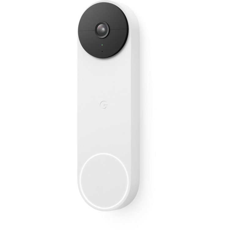 Google Nest Sonnette (Batterie) - Caméra Vidéo Wi-Fi Intelligente