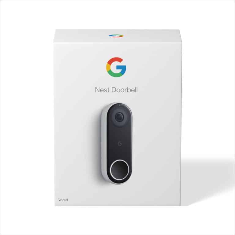 Google Nest Sonnette Filaire - Caméra de Sécurité Intelligente