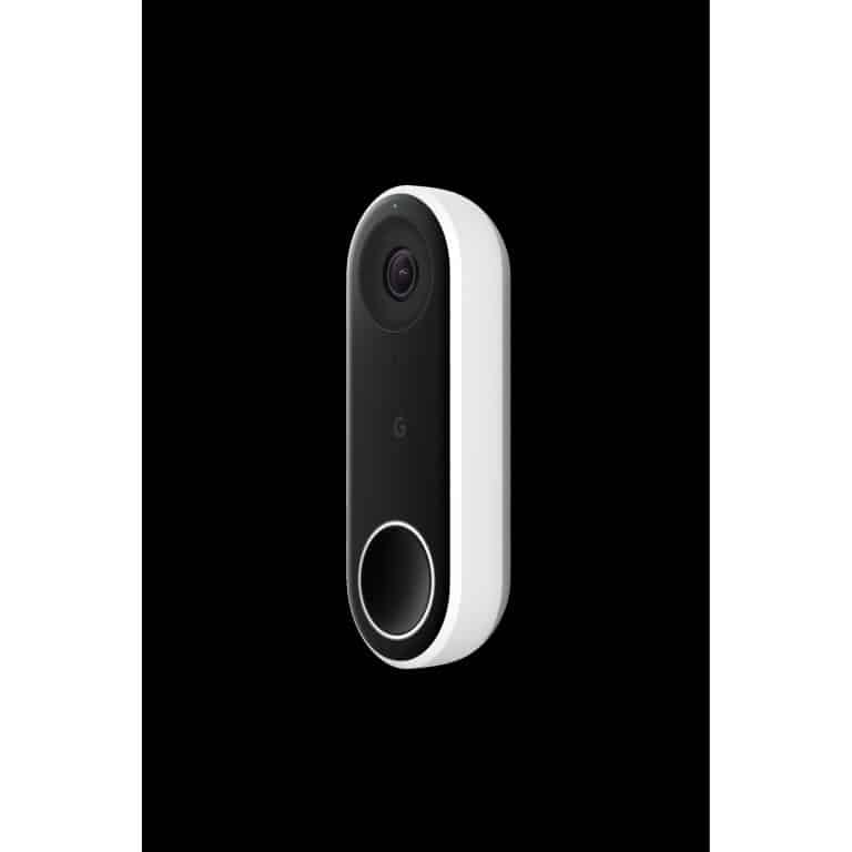 Google Nest Sonnette Filaire - Caméra de Sécurité Intelligente